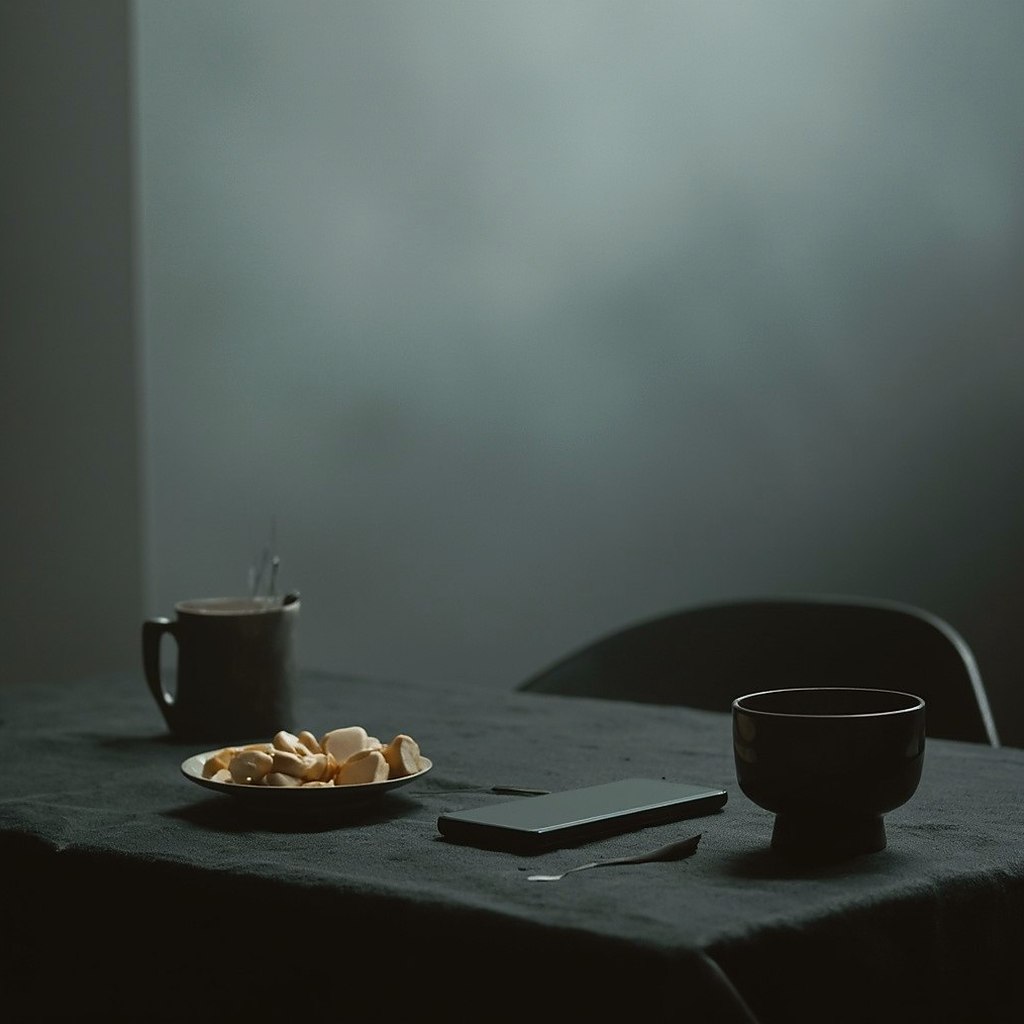 Quiet table still life